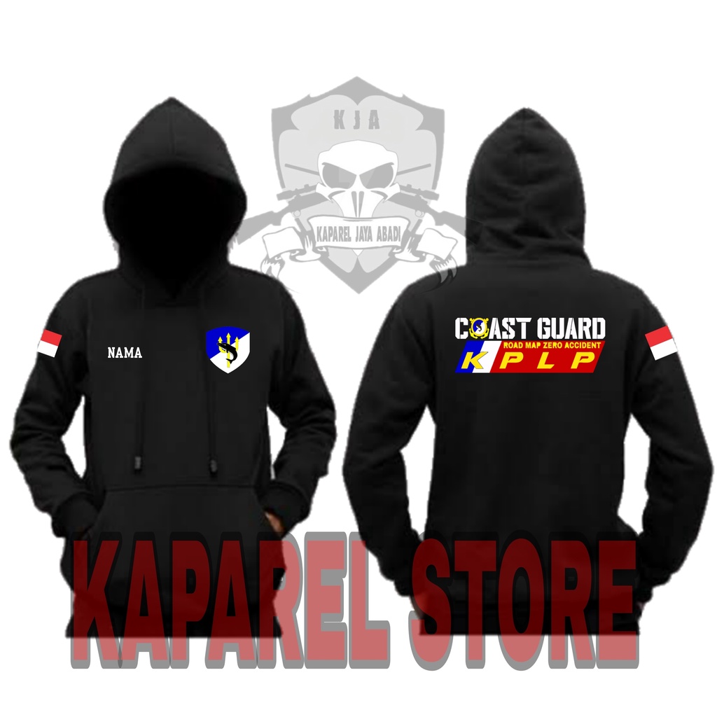 Jaket Coast Guard / Hoodie Kplp Coast Guard / Sweatershirt KPLP Kapas Coast Guard Terbaru Logo Coast