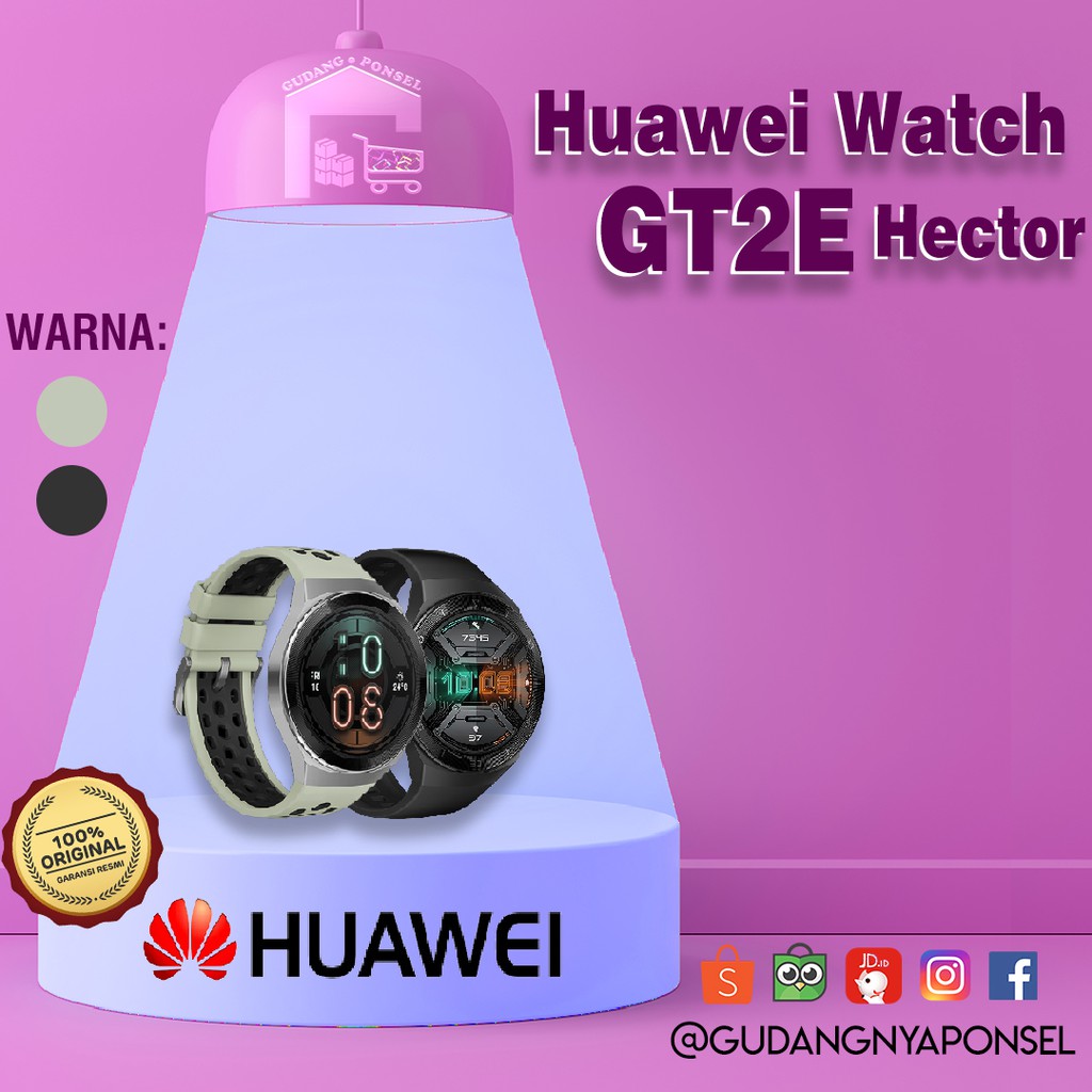 [100% RESMI]  HUAWEI WATCH GT2e / GT 2e HECTOR — 46mm