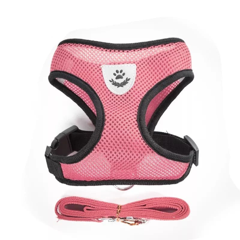 Tali Tuntun Rompi Kucing Anjing Kecil Size Medium Sedang Harness Vest