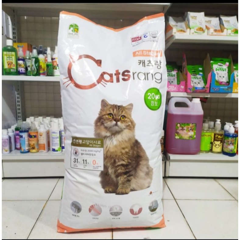 Grab/Go-Jek Catsrang All Life Stages 20kg / Makanan Kucing Catsrang All Stage 20kg Freshpack