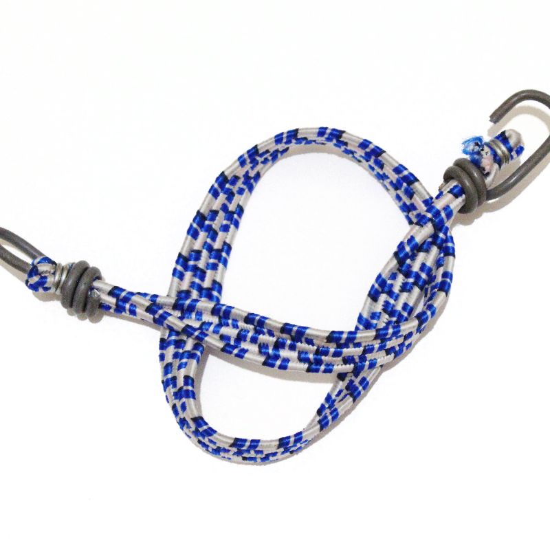 Tali Bagasi Motor Karet Pengait Kait Cantolan Barang Pengikat 50 cm Gepeng