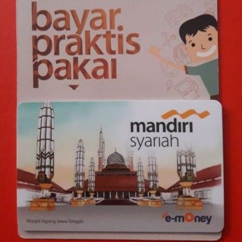 Mandiri Syariah eMoney ORI /Like eTOLL Tapcash Flazz or Brizzi