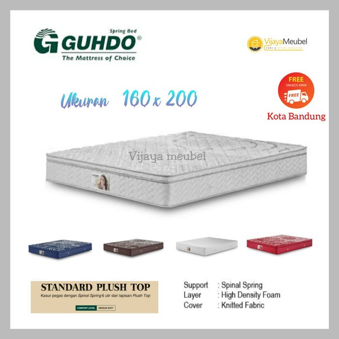 Kasur / Springbed Guhdo Standar Plustop ukuran 160x200