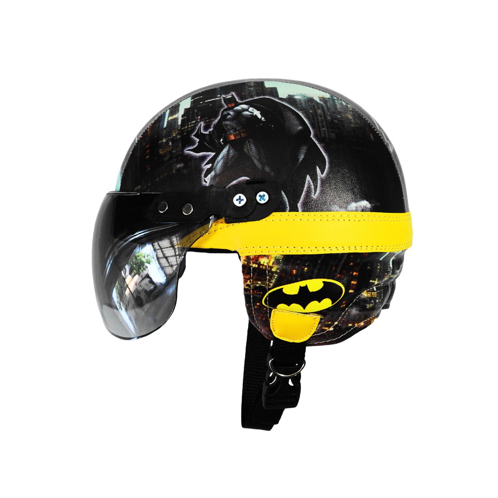 Helm Anak Retro Special Karakter Batman