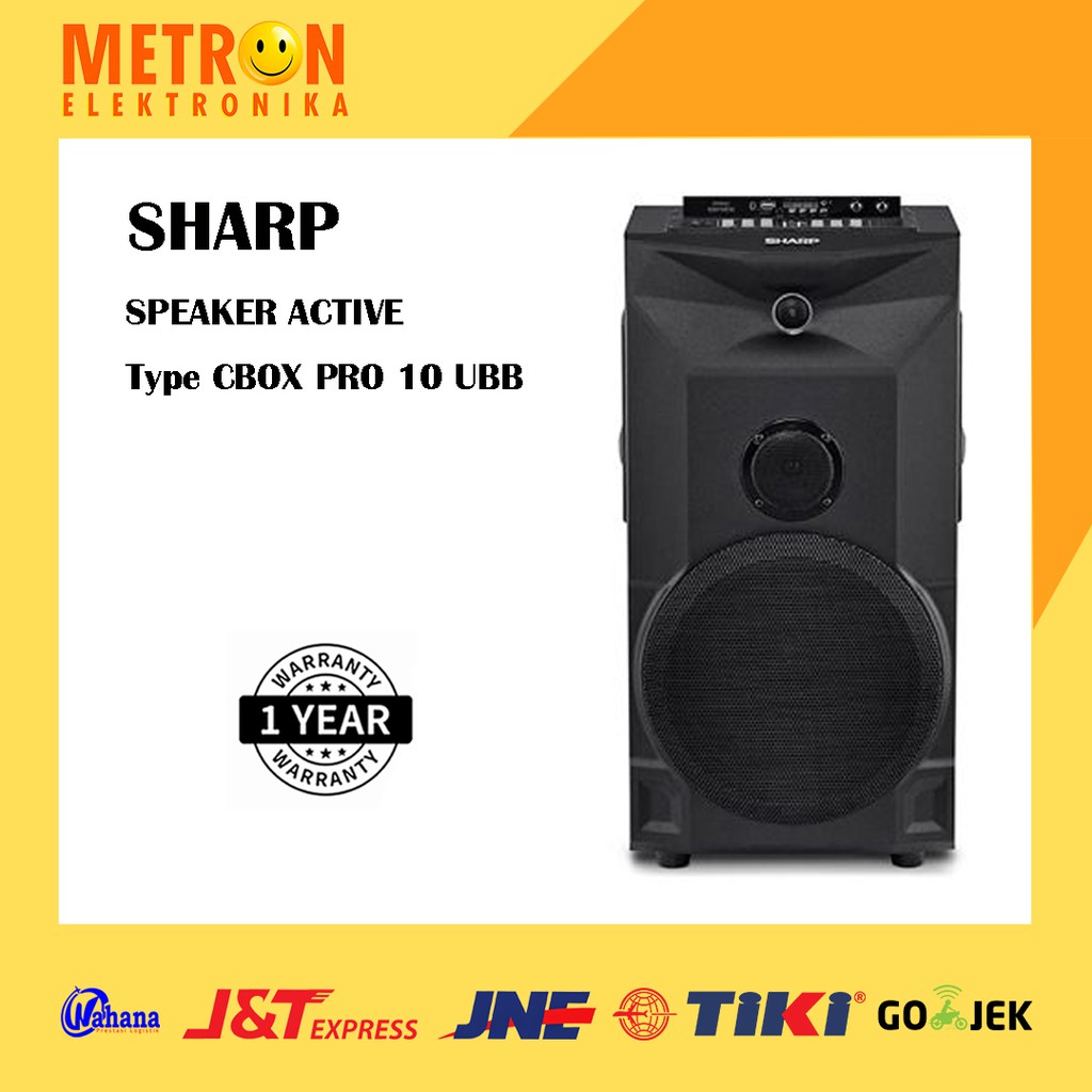 SHARP CBOX PRO 10 UBB / SPEAKER AKTIF KARAOKE / CBOXPRO10UBB
