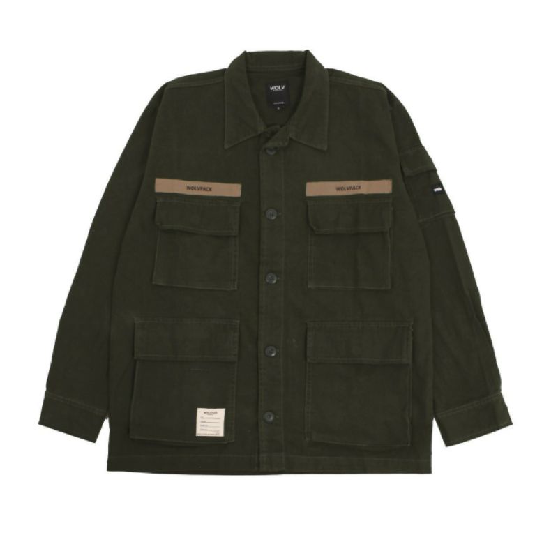 Suffinsant-Jacket Semi Parka- Parka jacket suede canvas