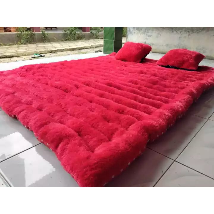 (COD) BSC7 UK 170X130CM KASUR GENDER Bonus 2 Bantal Kasur  Gender Menul Cemol KasurLantai Kasur Bulu Super Lembut