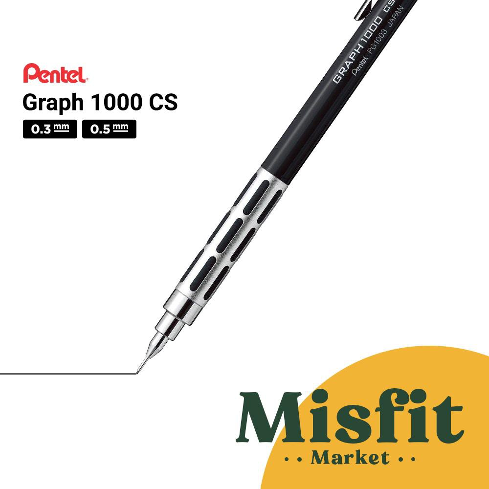 

Pentel Graph 1000 CS Mechanical Pencil 0.3 0.5 mm Pensil Mekanik 1000CS