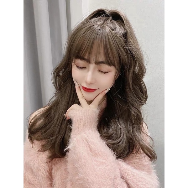 0304 full wig korean medium layer wave 52 cm