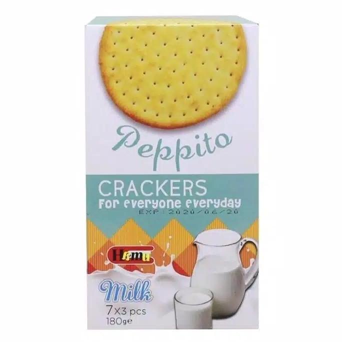 

_^_^_^] Pepito crackers milk 180gr import china ORIGINAL