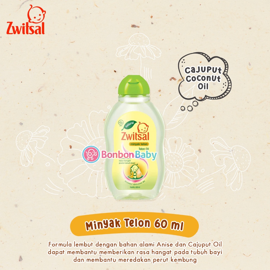 Zwitsal Minyak Telon 60ml/100ml