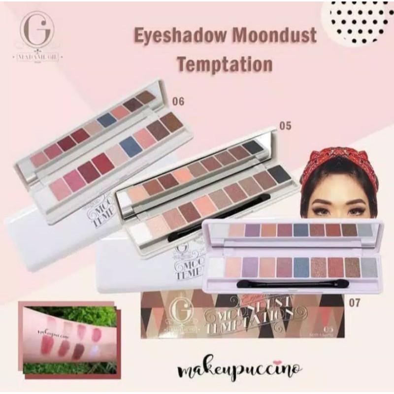 Eyeshadow Madame Gie 06 Moondust Templation - Eyeshadow Pallet