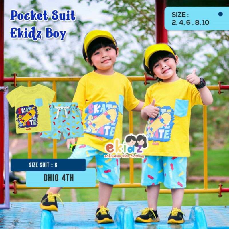 setelan anak ekidz pocket
