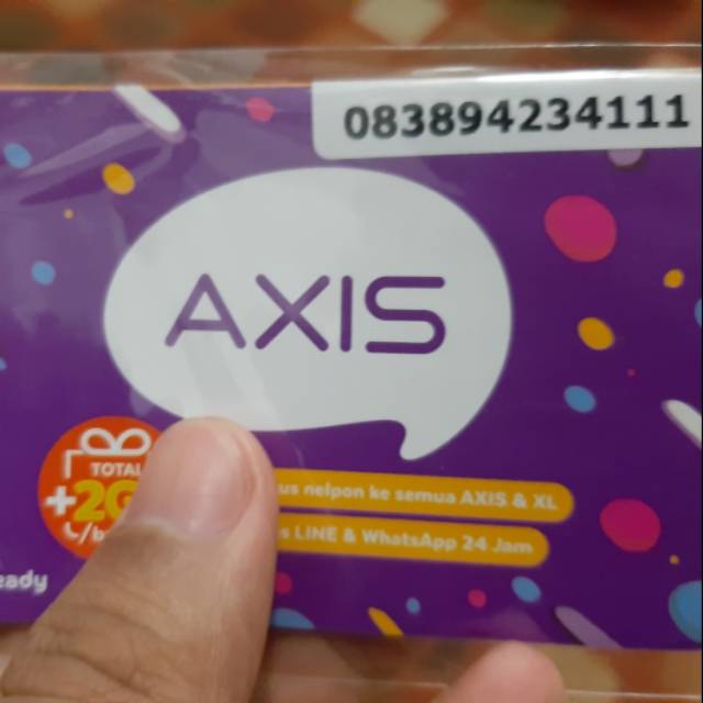 No cantik axis murah