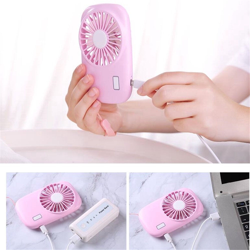 Kipas Genggam Kipas Angin Rechargeable USB Charge Hand Mini Fan Portable Kipas Bentuk Kamera