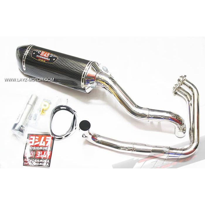 Knalpot Yoshimura R77 Karbon Kawasaki Ninja 250fi/Z250 Full System