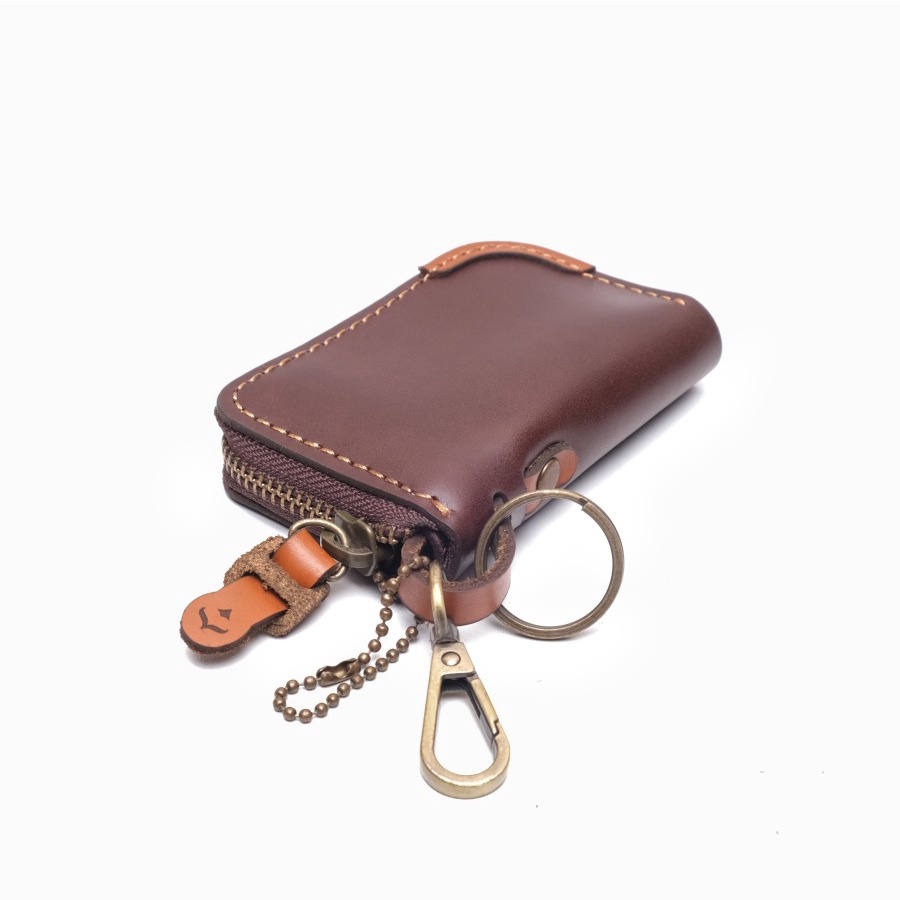 Dompet Stnk Remote Mobil Motor  Keyless Gantungan Kunci Mobil Kulit Asli