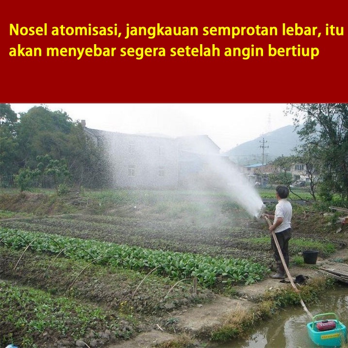 3/4/5/6 Nozzle Sprinkler Air Irigasi Taman Atomisasi Drip Air Sprayer untuk Pertanian Rumput Taman Patio