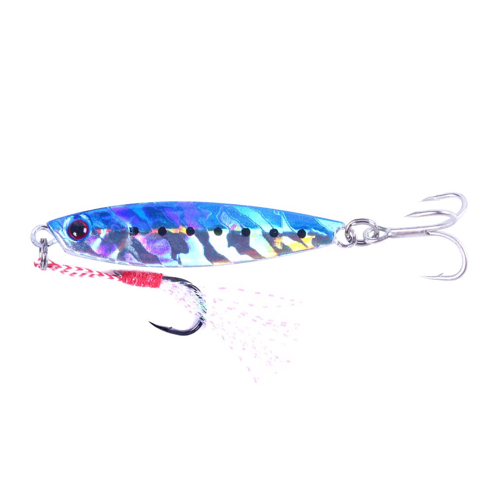 HENGJIA NEW 1PCS Luminous Metal Cast Jig Spoon 10g/15g/20g/25g/30g/40g Umpan Pncing Shore Casting Jigging Lead Fish Sea Bass Fishing Lure Artificial Bait Ikan Tackle