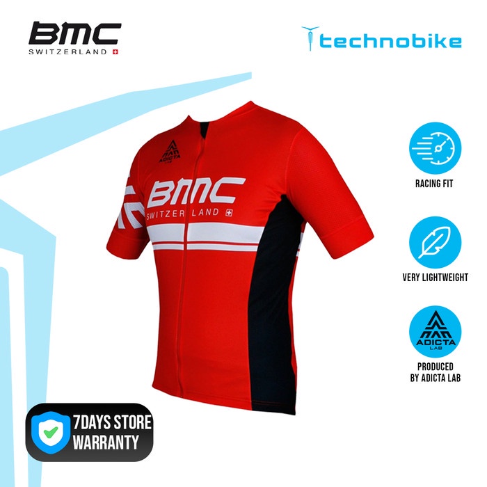 JERSEY BMC CLASSIC BLACK RED BY ADICTA LAB - Jersey Sepeda Roadbike