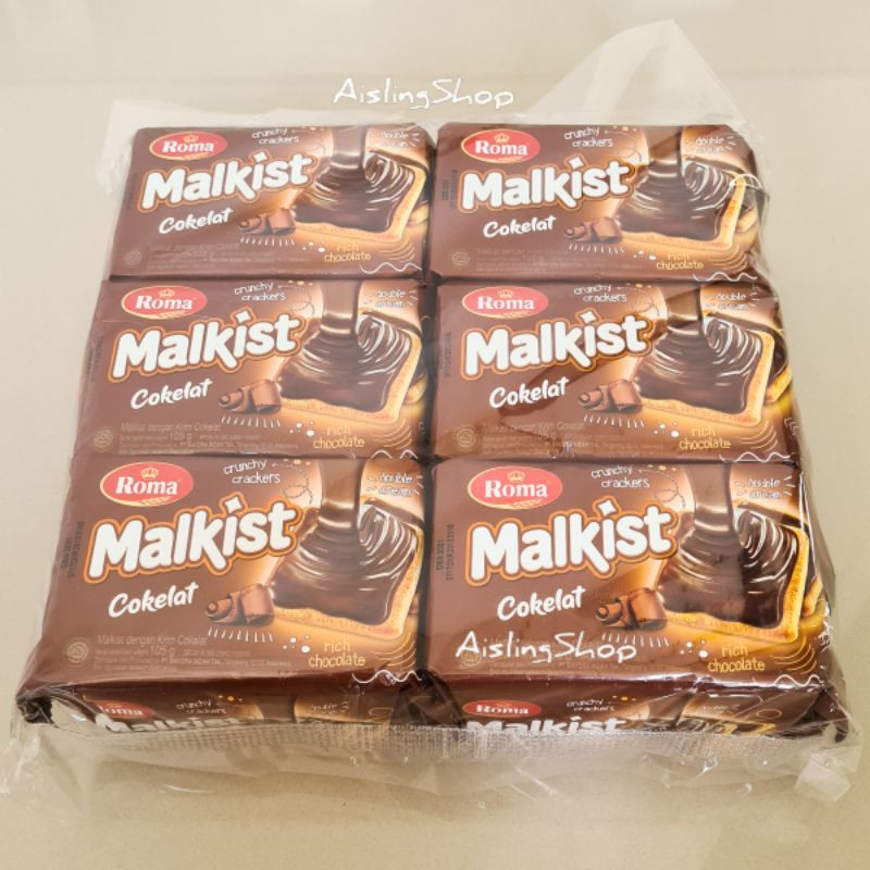 

Roma Malkist Cokelat 90 gram (6×90gr)