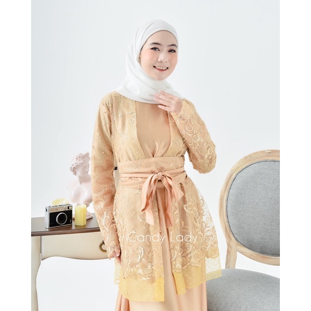 Rily Cardy Brocade Maxi