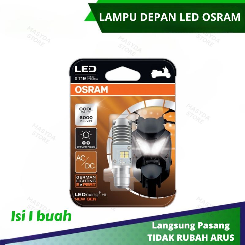 LAMPU DEPAN LED OSRAM MOTOR HONDA BEAT KARBU/ESP/FI ORIGINAL