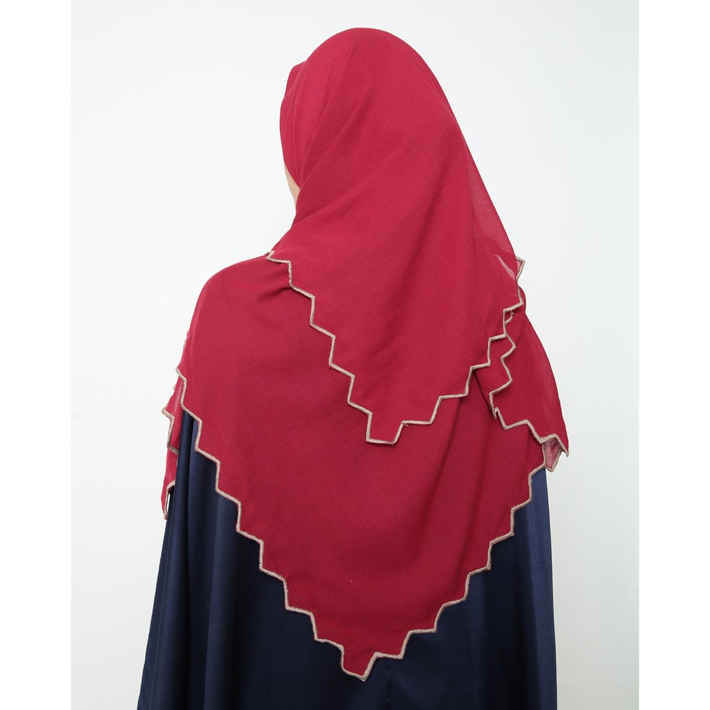 PRISM SCARF MAROON - RUMAH AYU X JEFFRY TAN