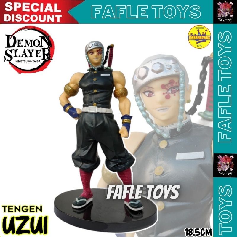 Figure Tengen Uzui Demon Slayer Kimetsu No Yaiba Pvc / Action Figure Tengen Uzui Demon Slayer Kimets
