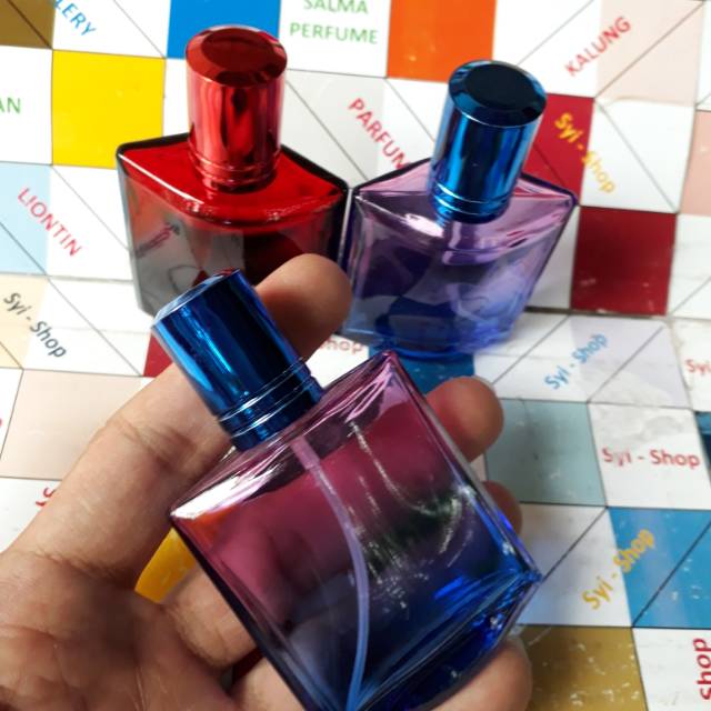 GROSIR Botol Parfum Spray Kaca Warna 20ml - SP 18