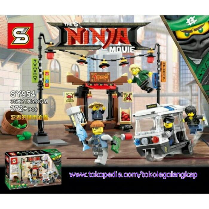 SY 954 lego Ninja The Movie City Chase SY954 NinjaGo