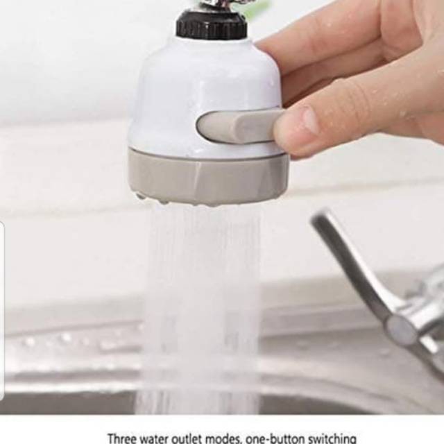 Grab Medan Filter Kepala Sambungan Kran Hemat Air Faucet Sprayer 360 Rotasi Sambungan Keran Air