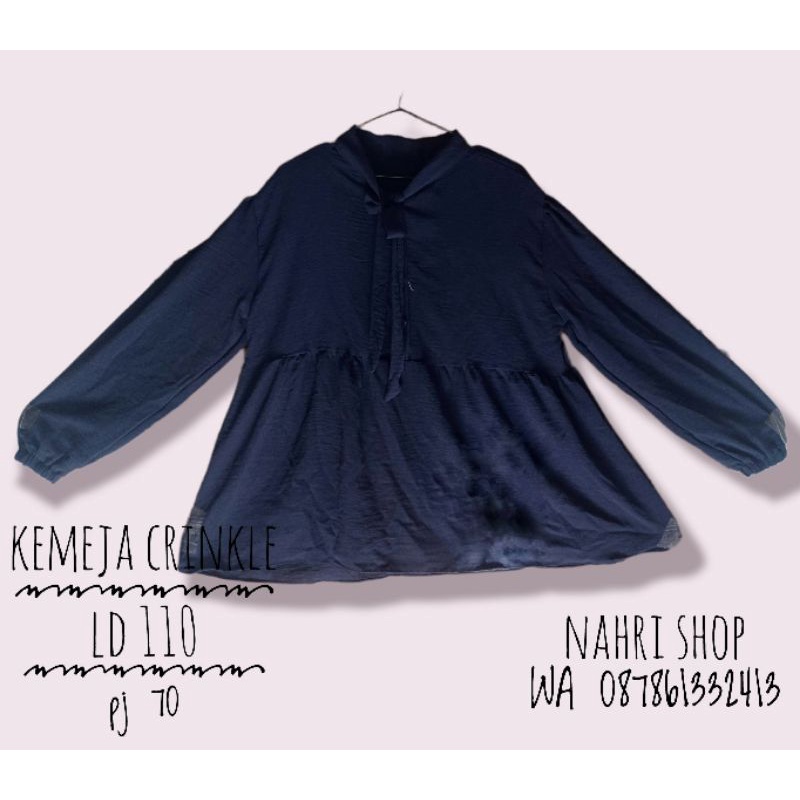 KEMEJA CRINCLE BY CLEO