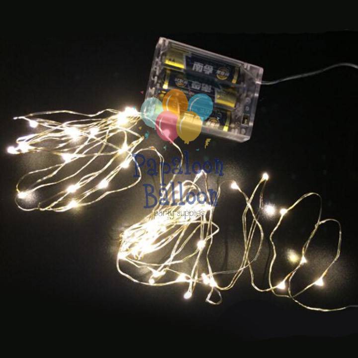 Lampu Led Baterai Warna warni