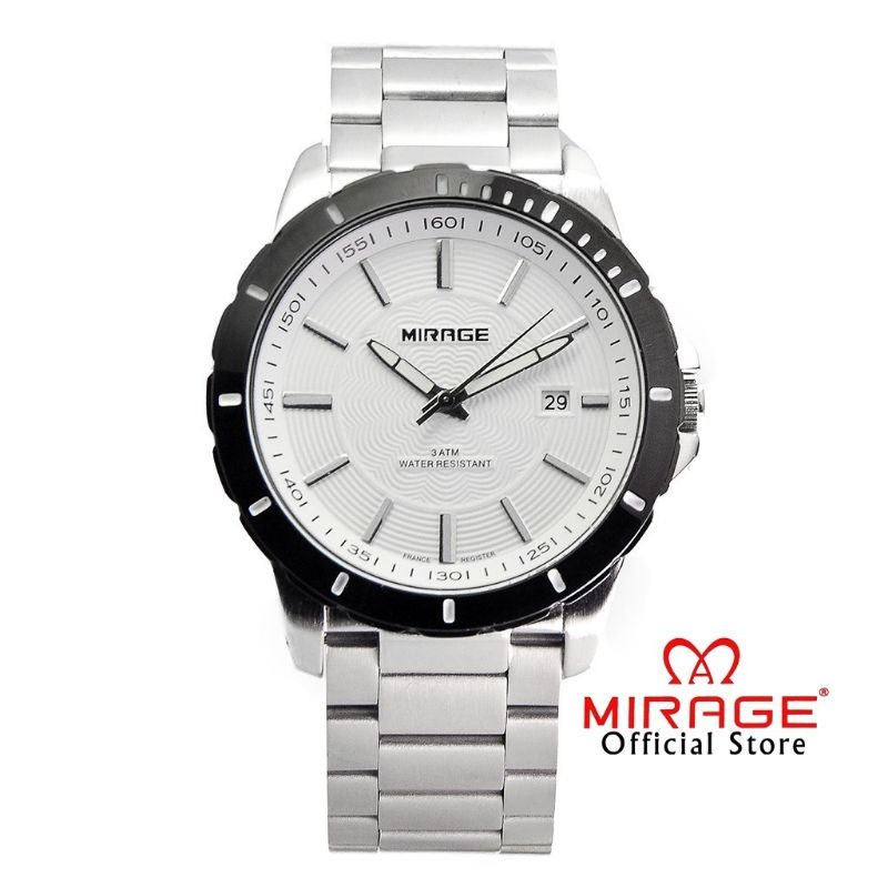 JAM TANGAN PRIA MIRAGE Original Tahan Air Garansi Resmi 8549M