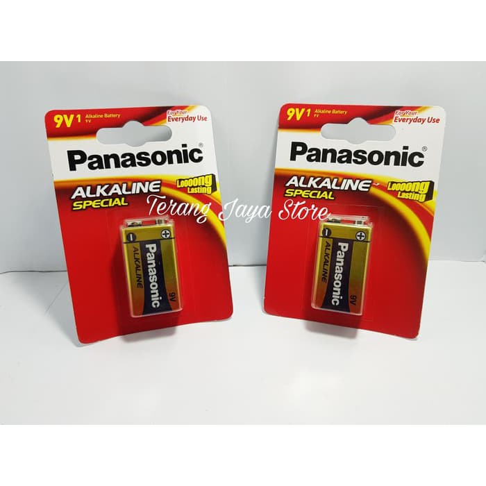 

Baterai Kotak Panasonic 9V Battery Panasonic Alkaline 9v (Dijamin Ori)