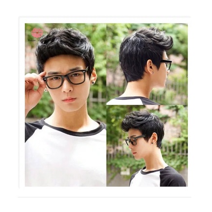 Rambut Palsu Pria Wanita Rambut Palsu Cosplay Wig Pria