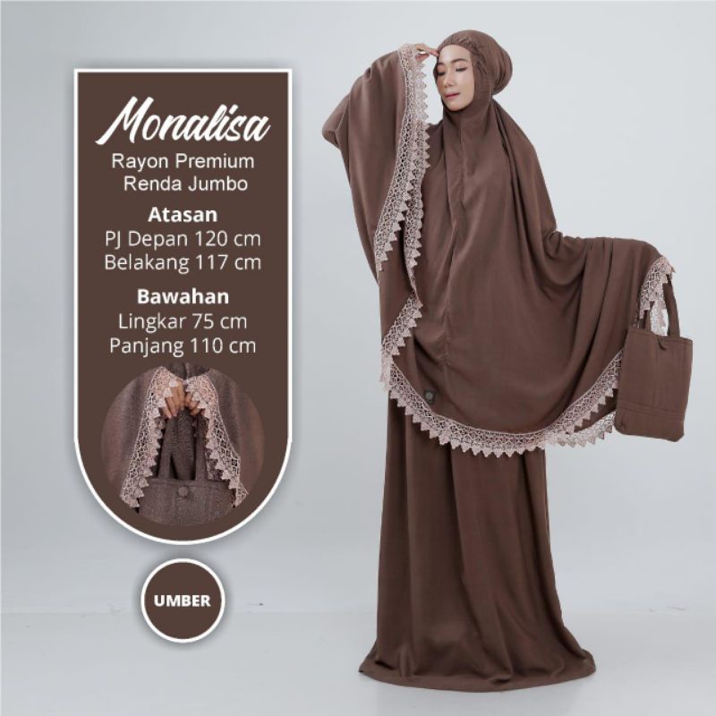 MUKENA MONALISA //MUKENA SUPER JUMBO //MUKENA RAYON POLOS JUMBO //MUKENA RENDA //MUKENA JUMBO