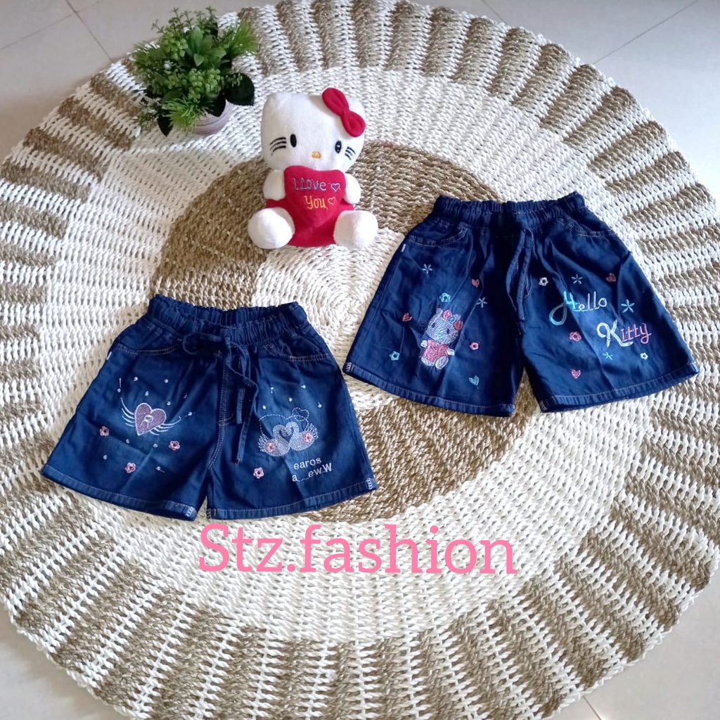 [COD] HOTPANTS ANAK PEREMPUAN / CELANA PENDEK JEANS ANAK USIA 2-8 TH / CELANA ANAK CEWEK KEKINIAN TERLARIS