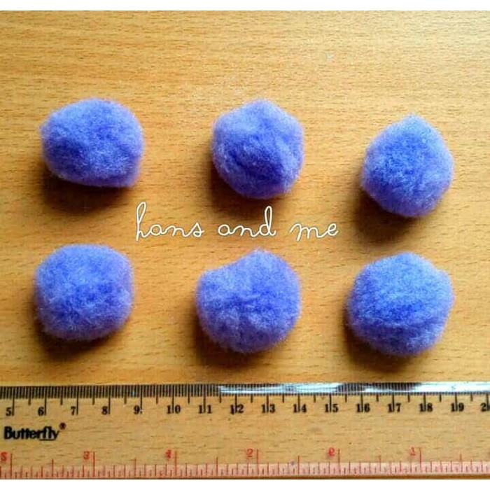 

Jual Pom Pom 3cm Pompom 3 cm Ungu Diskon
