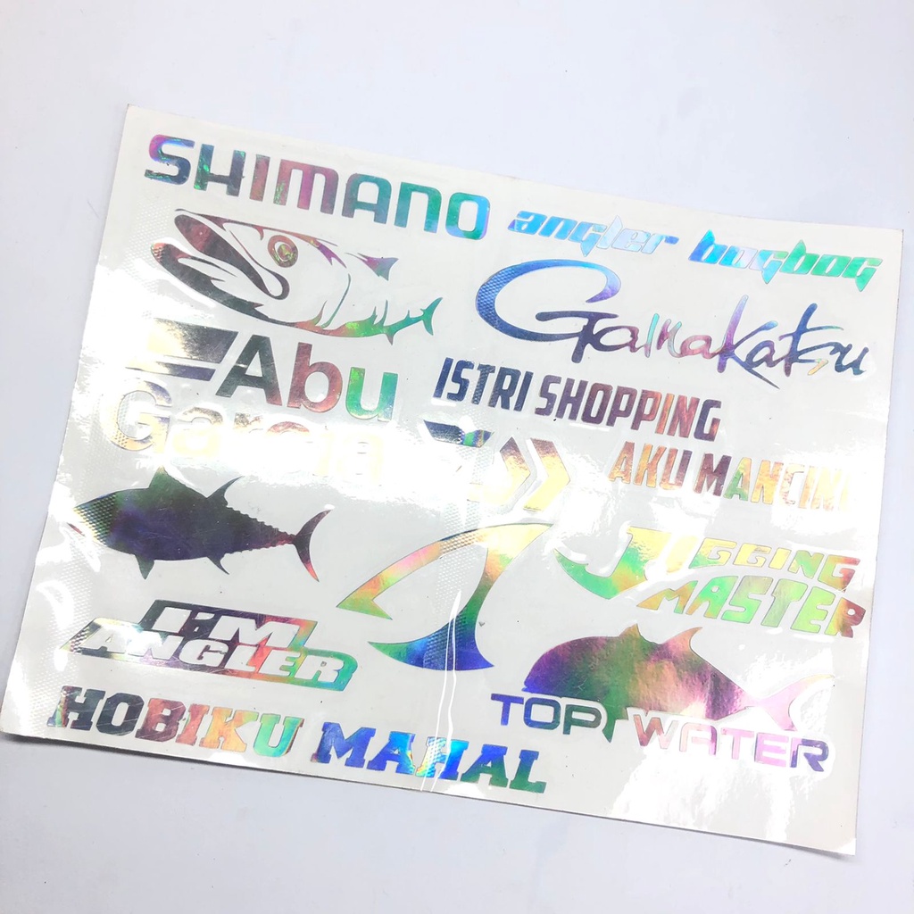 Cutting Sticker Design Suka-Suka Hologram Stiker Vinyl