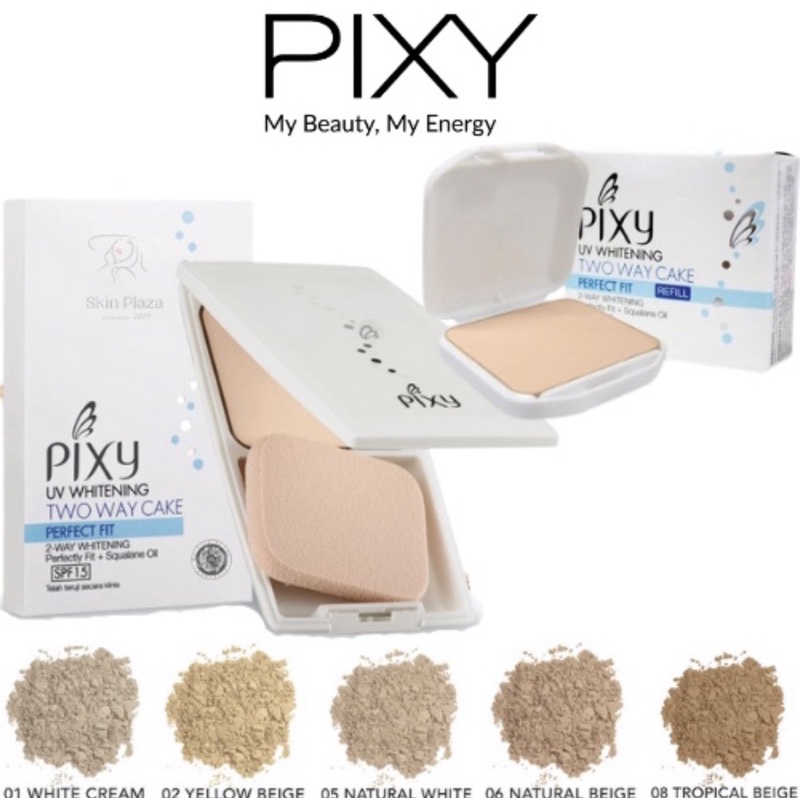 PIXY UV WHITENING PERFECT FIT TWO WAY CAKE ( TWC )