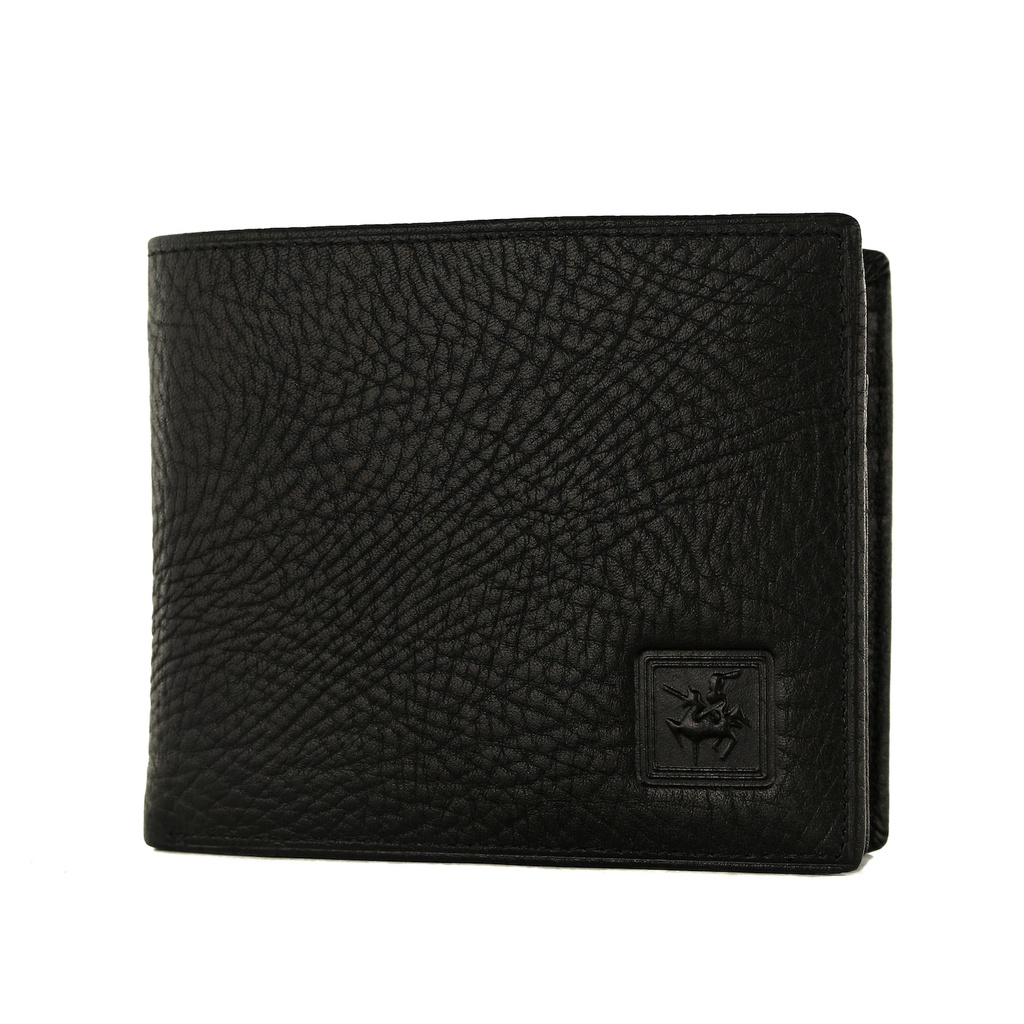 TOKOKOE - Dompet Pria model Berdiri bahan Kulit Premium Dompet Lipat - David Jones 50-918 Black