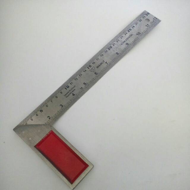 

Penggaris siku 30 cm besar
