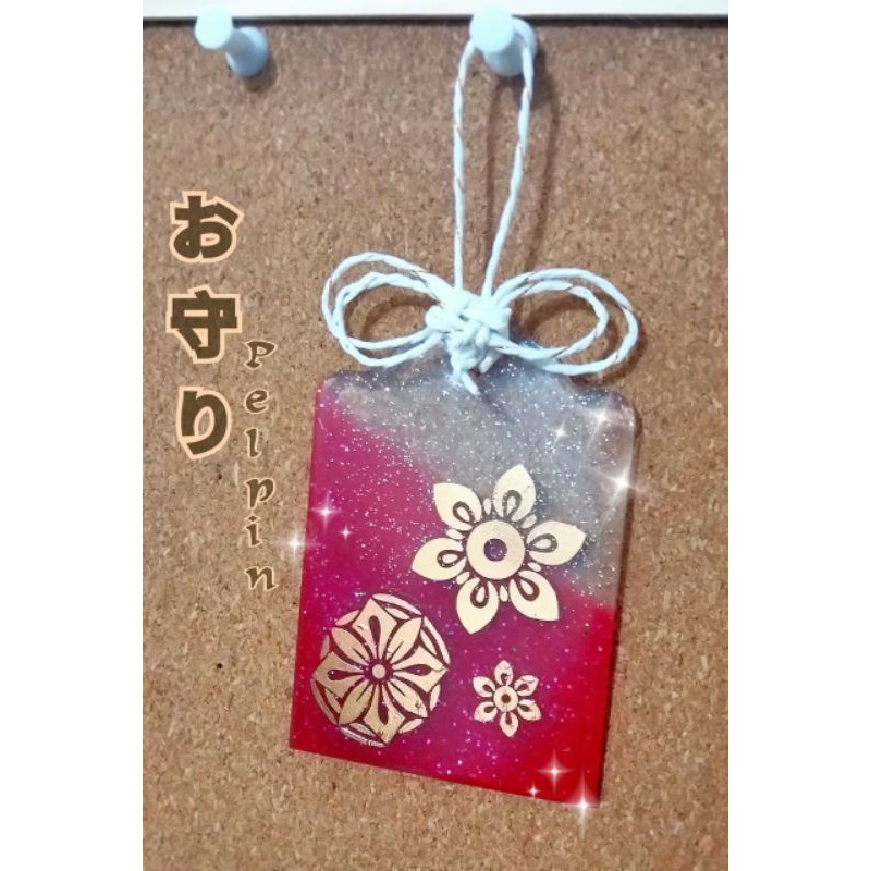 omamori Epoxy Cham Big Size Omamori Jumbo Jimat epoxy resin gantungan epoxy omamori large