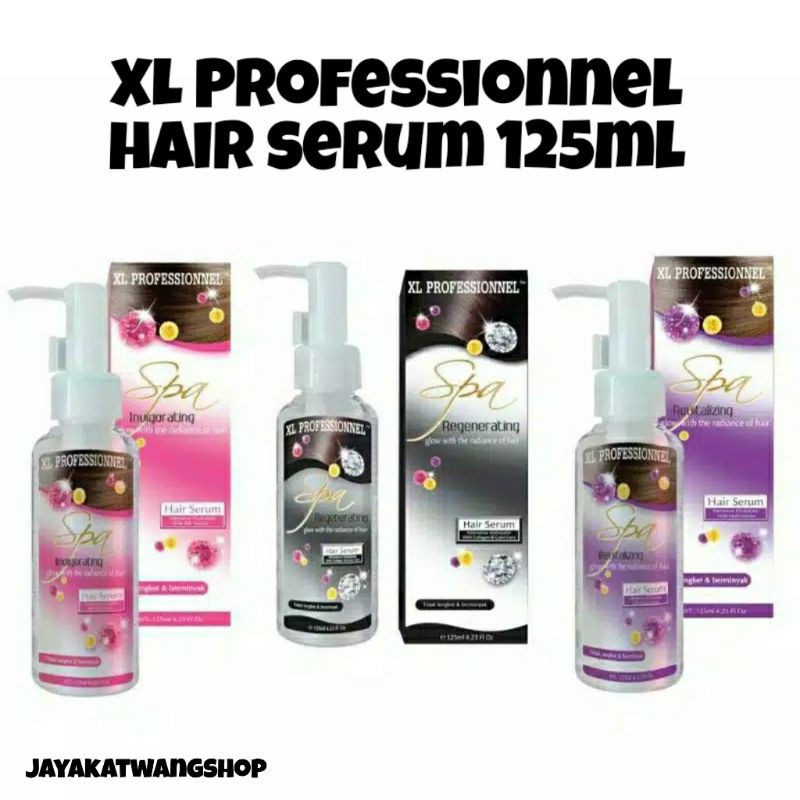 XL PROFESSIONNEL Spa Hair Serum 125 ML | Vitamin Rambut Serum XL