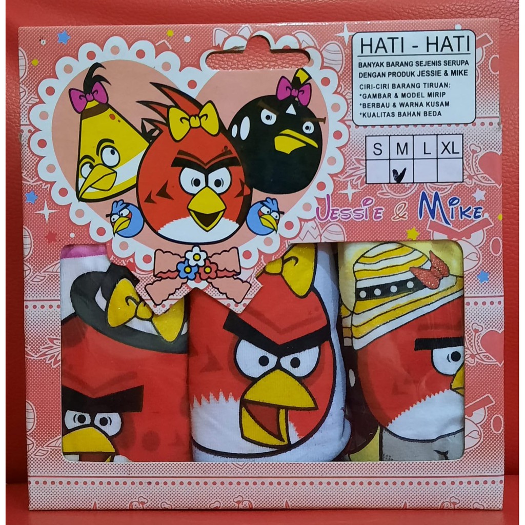 NEXToserba99 || CELANA DALAM ANAK CEWE KARAKTER || ANGGRY BIRD || JESSIE&MIKE