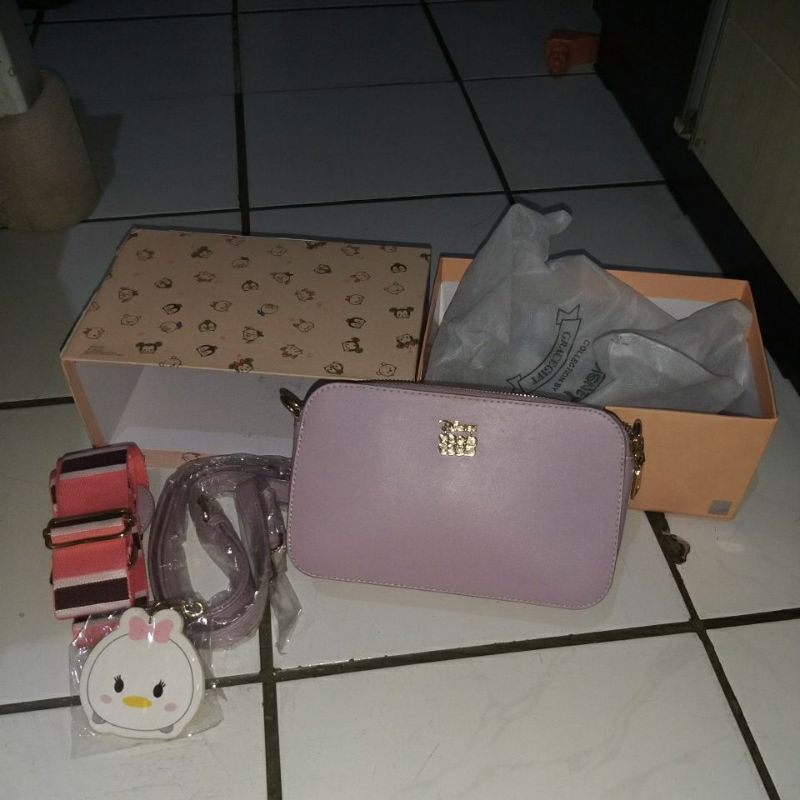 Disney Gracegrift//Tas disney  tsum-tsum slingbag