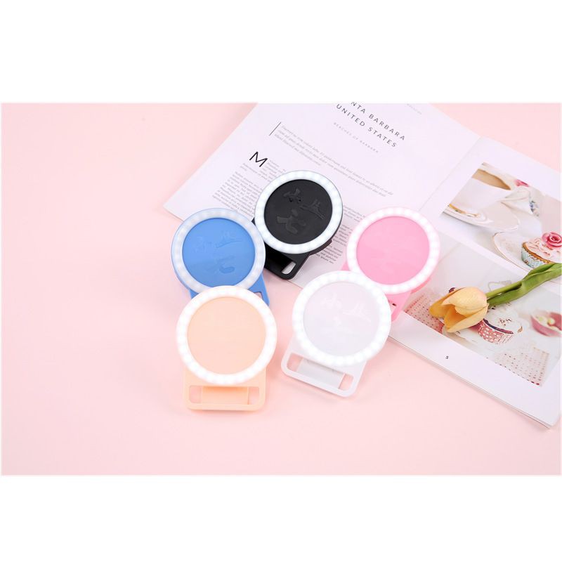 Selfie Ring Light LED Lampu Vlogger Ringlight Cincin Bulat Hp