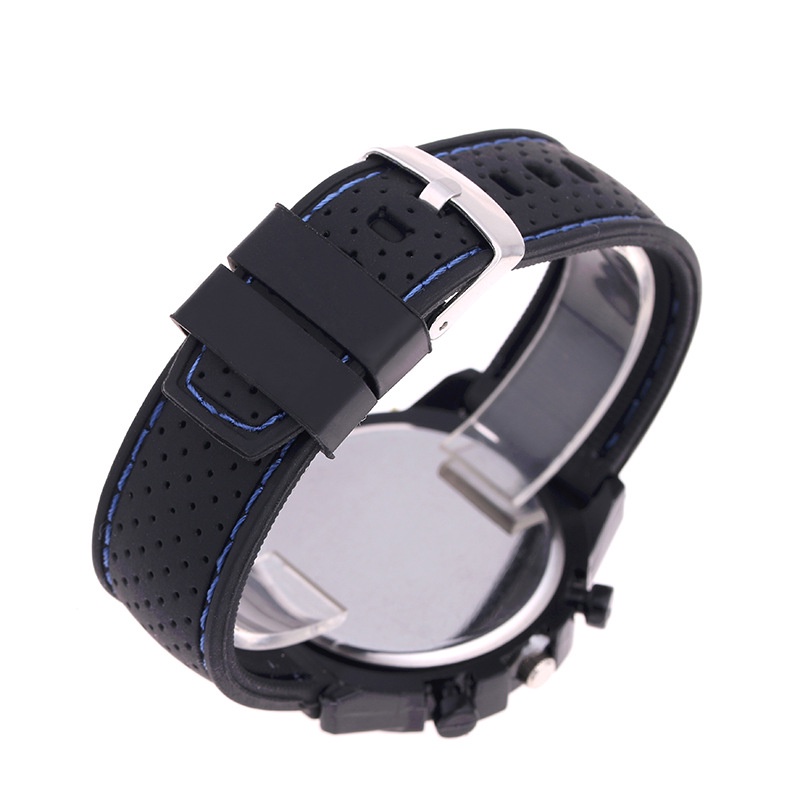 JAM TANGAN PRIA ORIGINAL RUBBER HITAM ZERLAND JAM094B5 TALI SILIKON IMPORT BRANDED COWOK MURAH KEREN BATAM PREMIUM